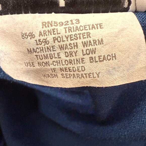 Vintage CJS Robe Housecoat Teal Blue Womens - Picture 3 of 8